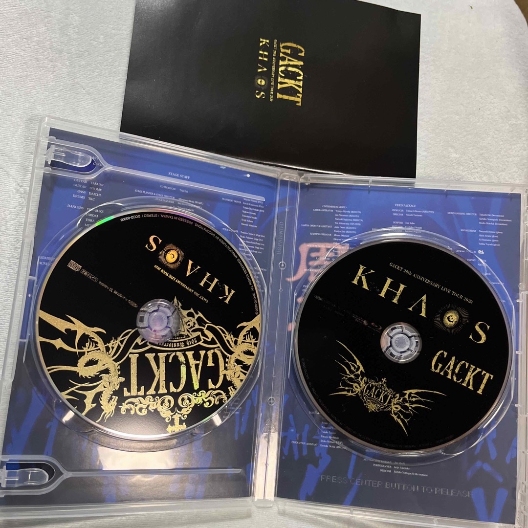 GACKT KHAOS Blu-ray エンタメ/ホビーのDVD/ブルーレイ(ミュージック)の商品写真