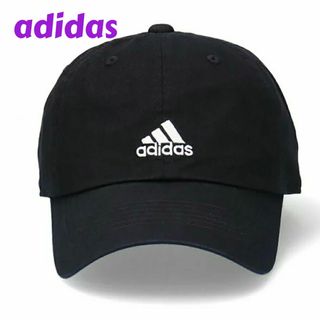 adidas - 新品 adidas アディダス キャップ 帽子 黒 57～60cm 男女兼用