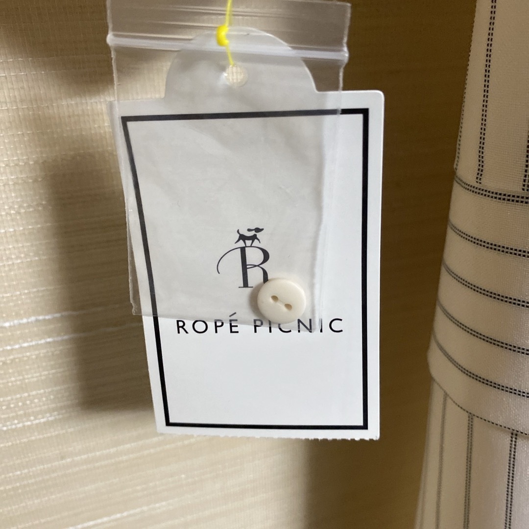 Rope' Picnic(ロペピクニック)の新品未使用品  ROPE   PICNIC ボーダーワンピース レディースのワンピース(ひざ丈ワンピース)の商品写真