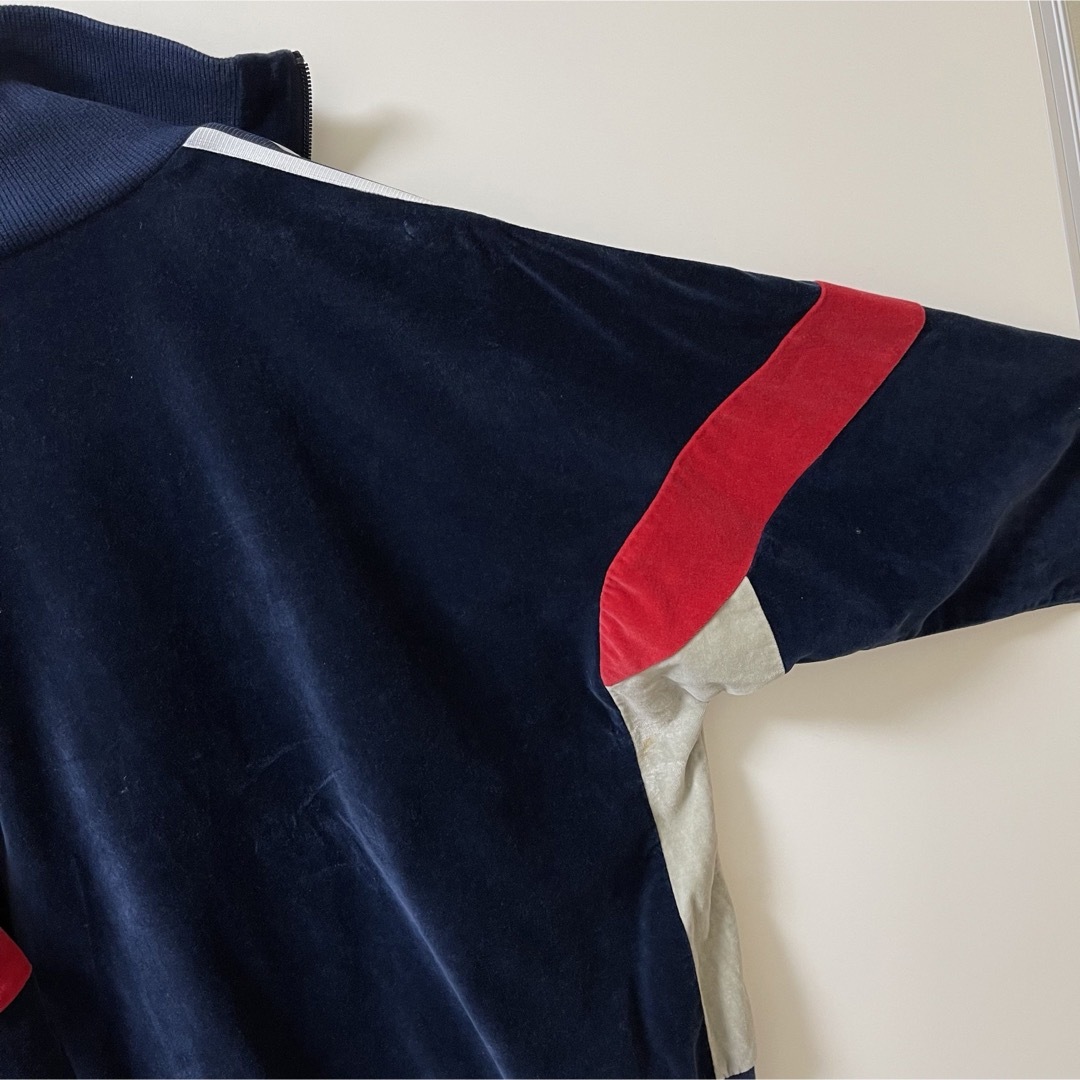 adidas - 70s復刻ベロア美品】アディダス刺繍トラックジャケット adidas - 70s復刻ベロア美品】アディダス刺繍トラックジャケット