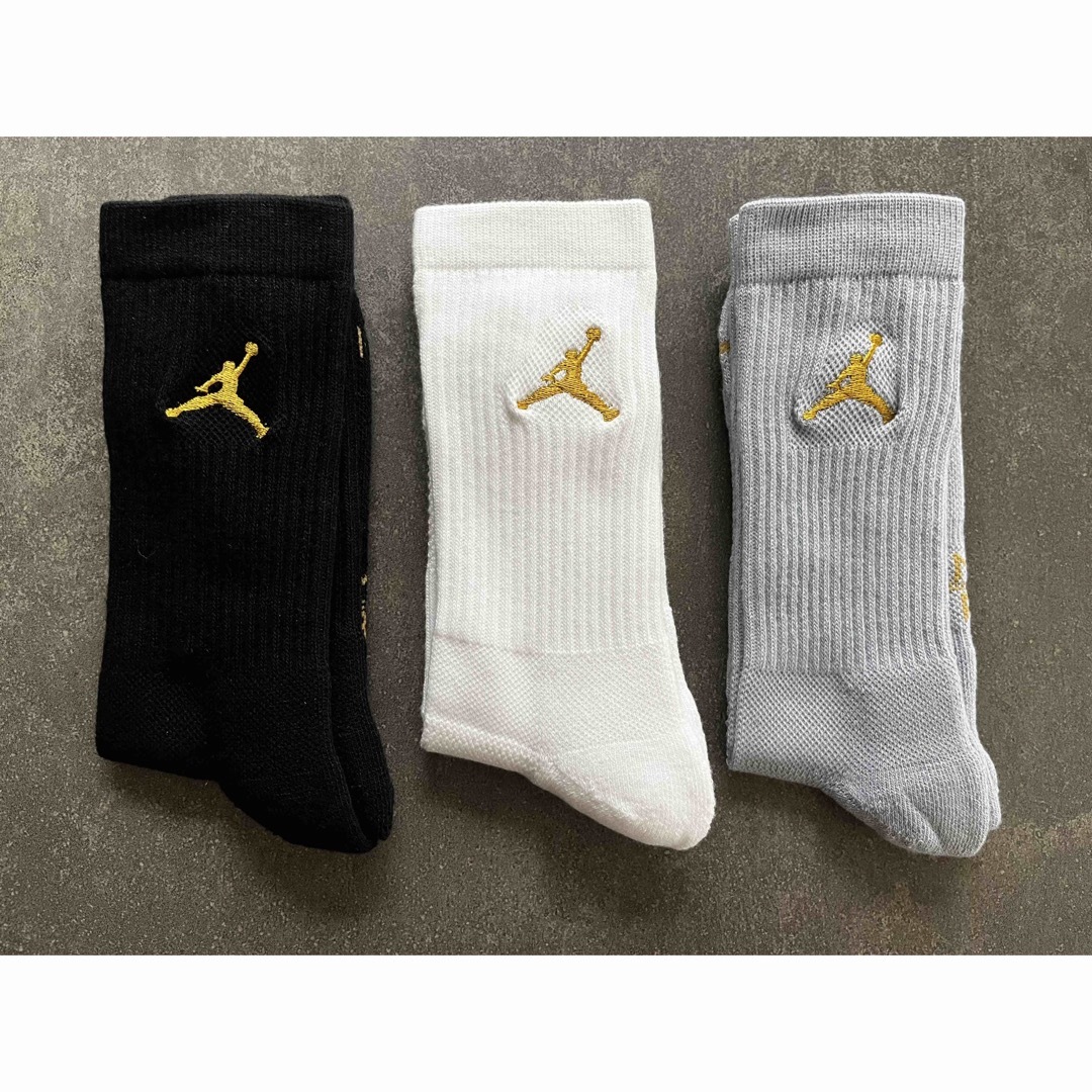 JORDAN(ジョーダン) メンズ バスケットソックス ジャンプマン 3足セット メンズのレッグウェア(ソックス)の商品写真