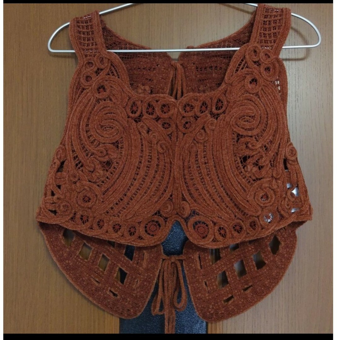 Mame Kurogouchi コード刺繍 ベスト Mame Kurogouchi コード刺繍 ベスト