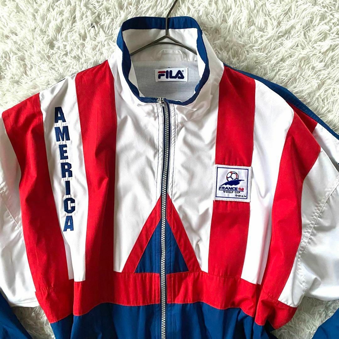 adidas(アディダス)の希少　FILA フィラ　98年ワールドカップ　オフィシャルライセンス　ジャケット メンズのジャケット/アウター(ナイロンジャケット)の商品写真