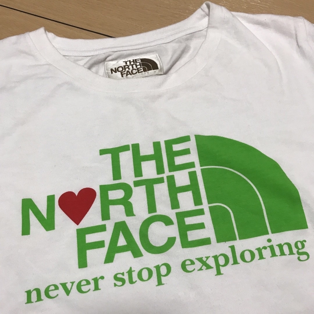 THE NORTH FACE(ザノースフェイス)のノースフェイス　Tシャツ　白　レディースM レディースのトップス(Tシャツ(半袖/袖なし))の商品写真