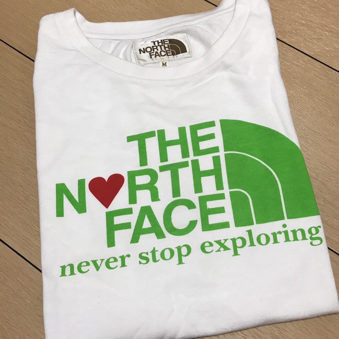 THE NORTH FACE(ザノースフェイス)のノースフェイス　Tシャツ　白　レディースM レディースのトップス(Tシャツ(半袖/袖なし))の商品写真