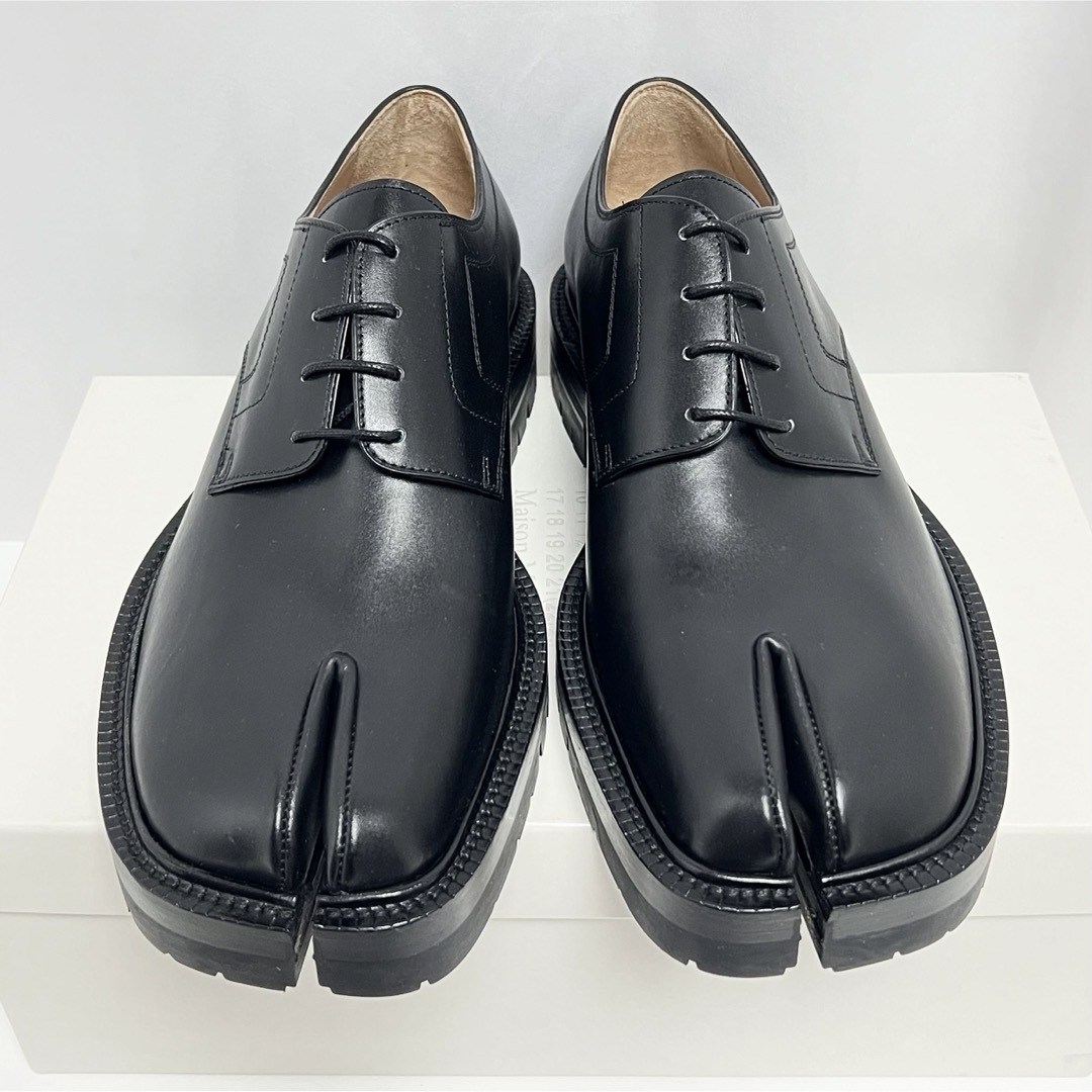 Maison Margiela(旧Maison Martin Margiela) - 42 新品 メゾンマルジェラ タビ レースアップ シューズ Tabi 足袋 黒の通販 by armarium's shop|メゾンマルジェラならラクマ Maison Margiela(旧Maison Martin Margiela) - 42 新品 メゾンマルジェラ タビ レースアップ シューズ Tabi 足袋 黒の通販 by armarium's shop|メゾンマルジェラならラクマ