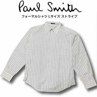 ポールスミス(Paul Smith)のポールスミス フォーマルシャツ Lサイズ ストライプ(シャツ)