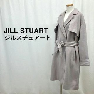 ジルスチュアート(JILLSTUART)のジルスチュアート 　ロングコート　ビジュー ピンク レディース(ロングコート)