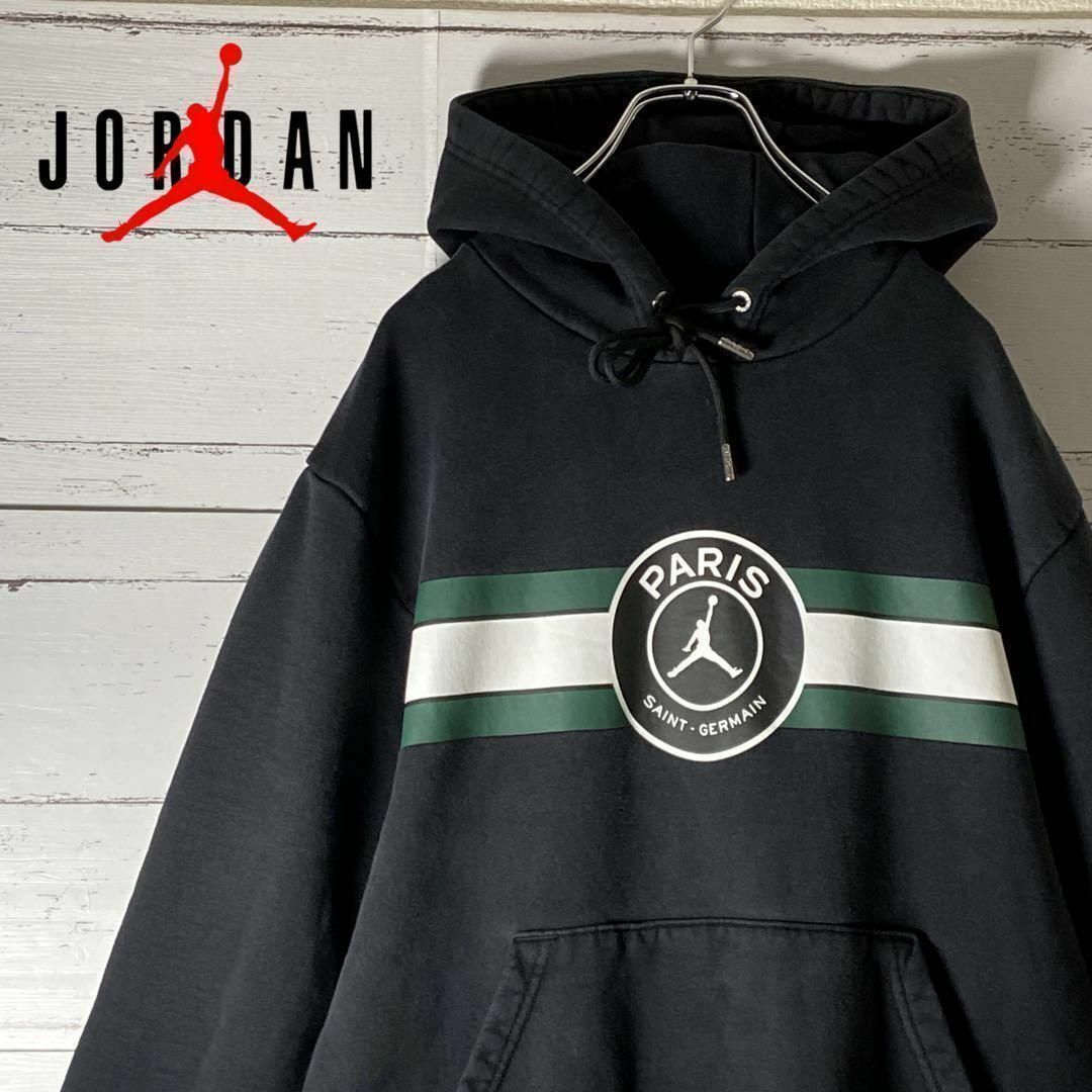 Paris Saint-Germain(パリサンジェルマン)の124【即完売コラボ】ナイキ☆パリサンジェルマン ジョーダン 大人気 Lサイズ メンズのトップス(パーカー)の商品写真