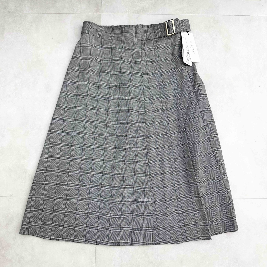 INDEX(インデックス)の【index】インデックス 新品 定価6600円 膝丈スカート サイドタック レディースのスカート(ひざ丈スカート)の商品写真