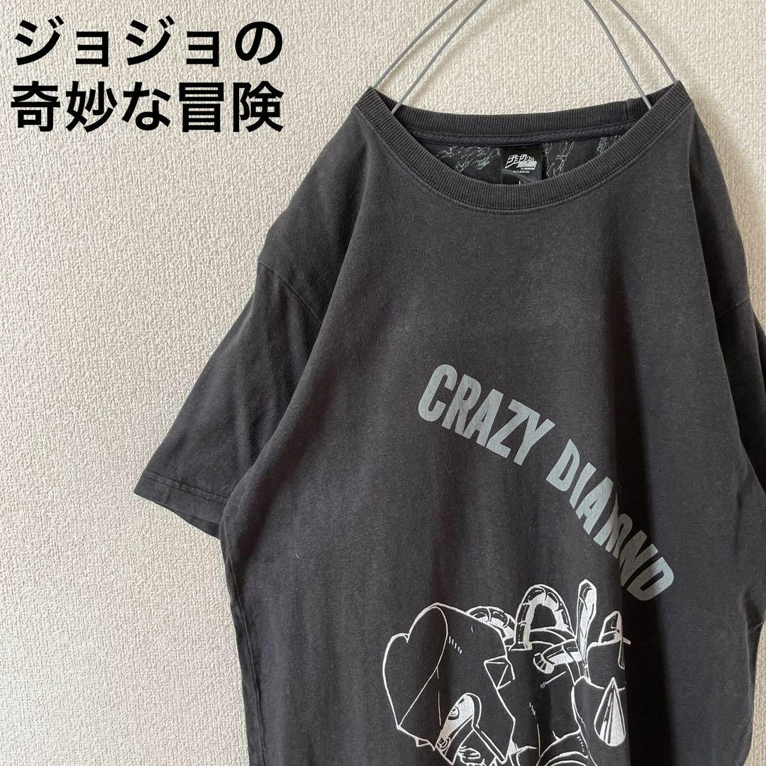 E1ジョジョの奇妙な冒険　クレイジーダイヤモンド　tシャツ半袖Ｌメンズ空城仗助 メンズのトップス(Tシャツ/カットソー(半袖/袖なし))の商品写真