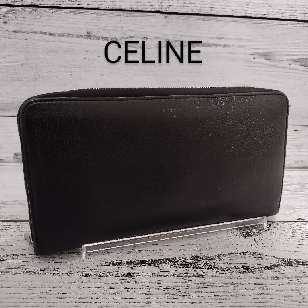 celine(セリーヌ)のセリーヌ　CELINE　長財布　ネイビー　メンズ　ブランド財布 メンズのファッション小物(長財布)の商品写真