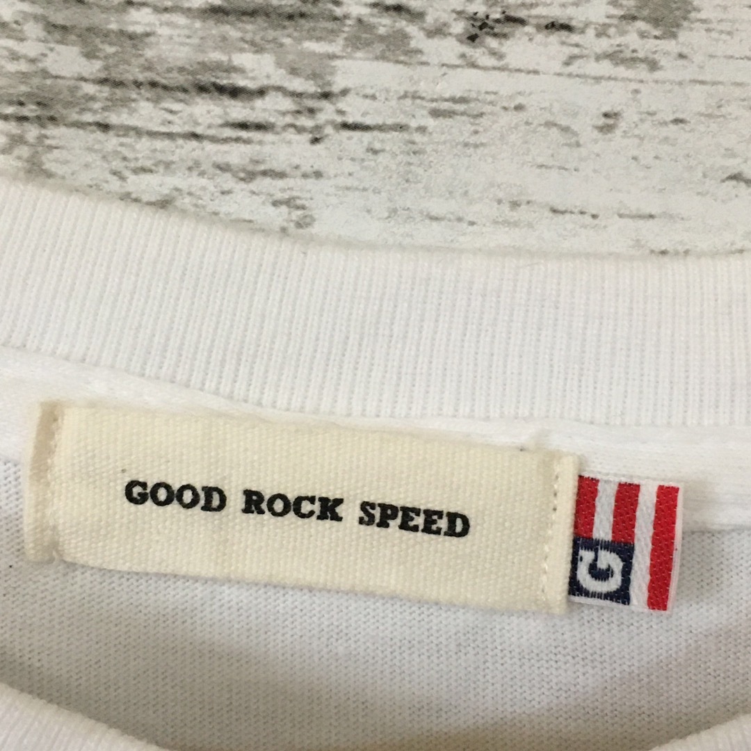 GOOD ROCK SPEED(グッドロックスピード)の【希少】グッドロックスピード Tシャツ F ミッキー 白 古着 GOOD レディースのトップス(Tシャツ(半袖/袖なし))の商品写真