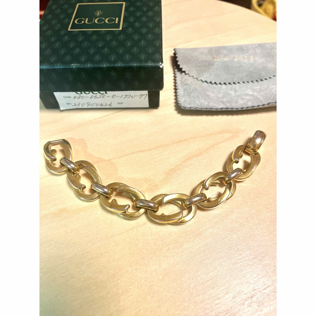 Gucci(グッチ)のOLD GUCCI ブレスレット トムフォード期 チェーン バングル メンズのアクセサリー(ブレスレット)の商品写真