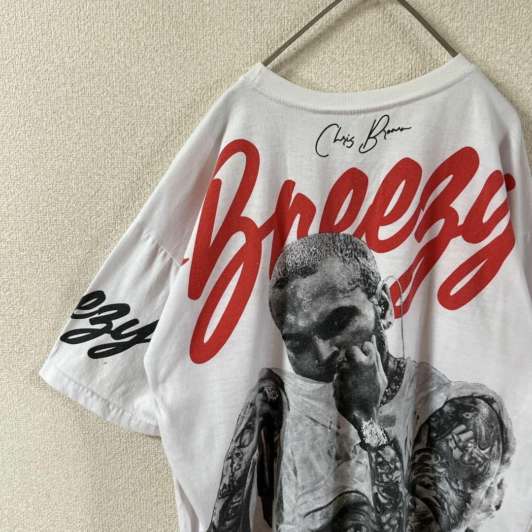 K2 Chris brownクリスブラウン半袖tシャツ　フルデザインＬメンズ程度 メンズのトップス(Tシャツ/カットソー(半袖/袖なし))の商品写真