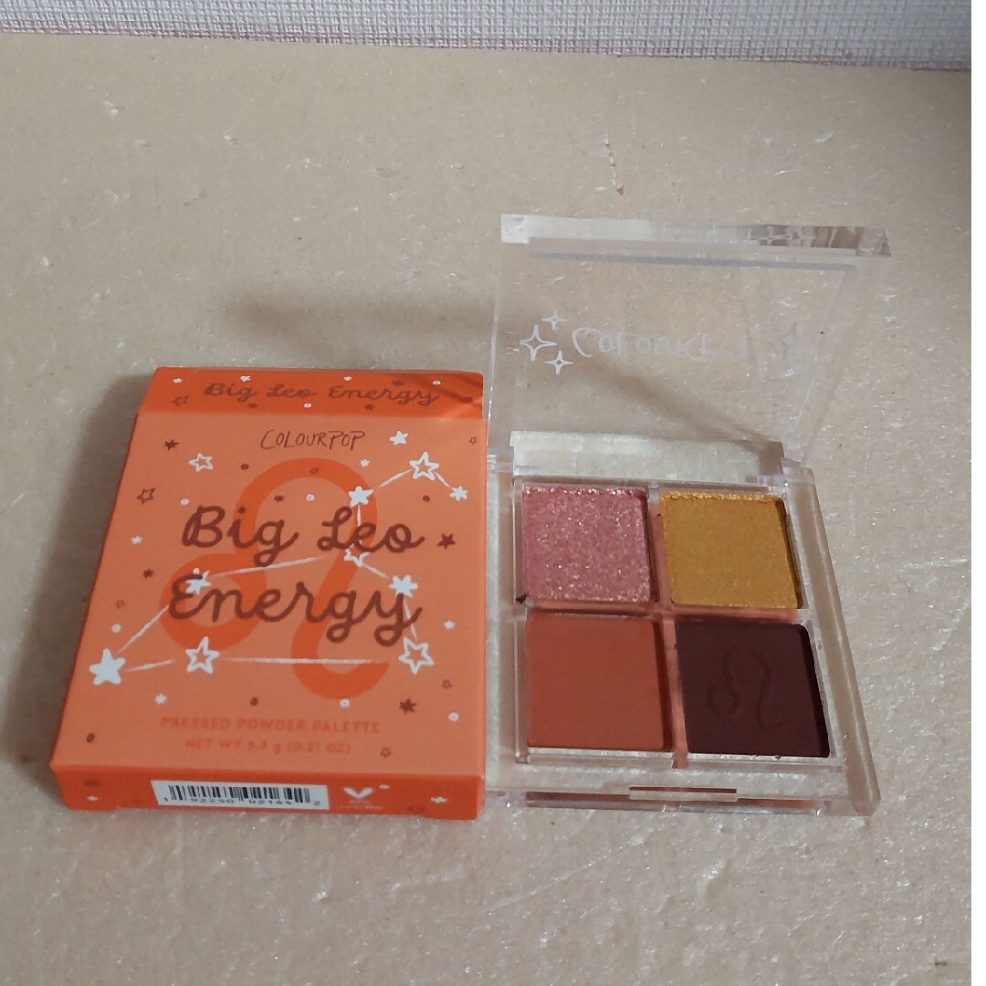 colourpop(カラーポップ)の【未使用※】カラーポップ　プレスドパウダーパレット獅子座Big Leo Ener コスメ/美容のベースメイク/化粧品(アイシャドウ)の商品写真