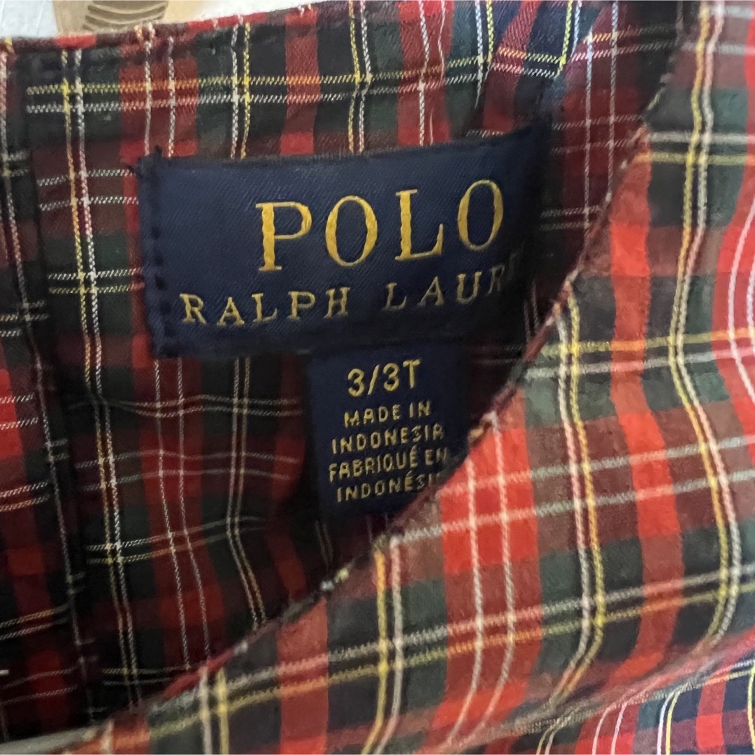 POLO RALPH LAUREN(ポロラルフローレン)の最安値！ラルフローレン　ポロ　ペプラム　ブラウス キッズ/ベビー/マタニティのキッズ服男の子用(90cm~)(Tシャツ/カットソー)の商品写真