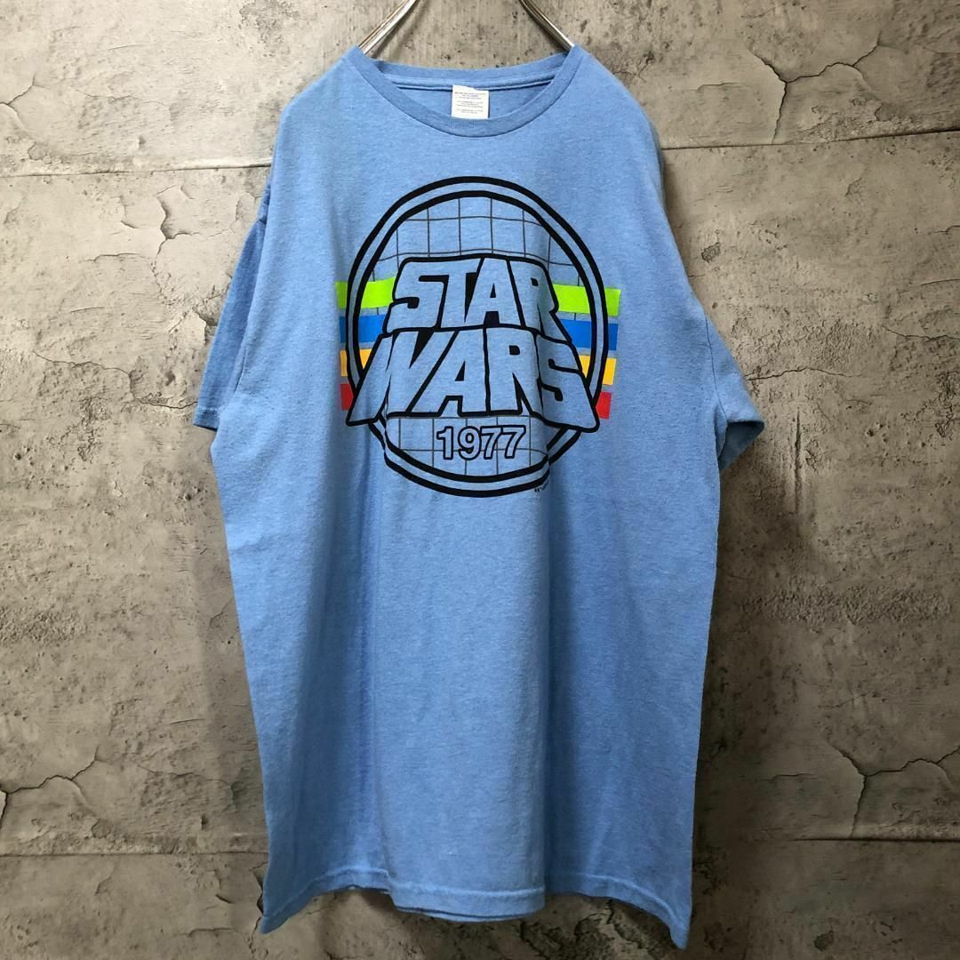 STAR WARS シンプル ロゴ USA輸入 カラフル Tシャツ メンズのトップス(Tシャツ/カットソー(半袖/袖なし))の商品写真