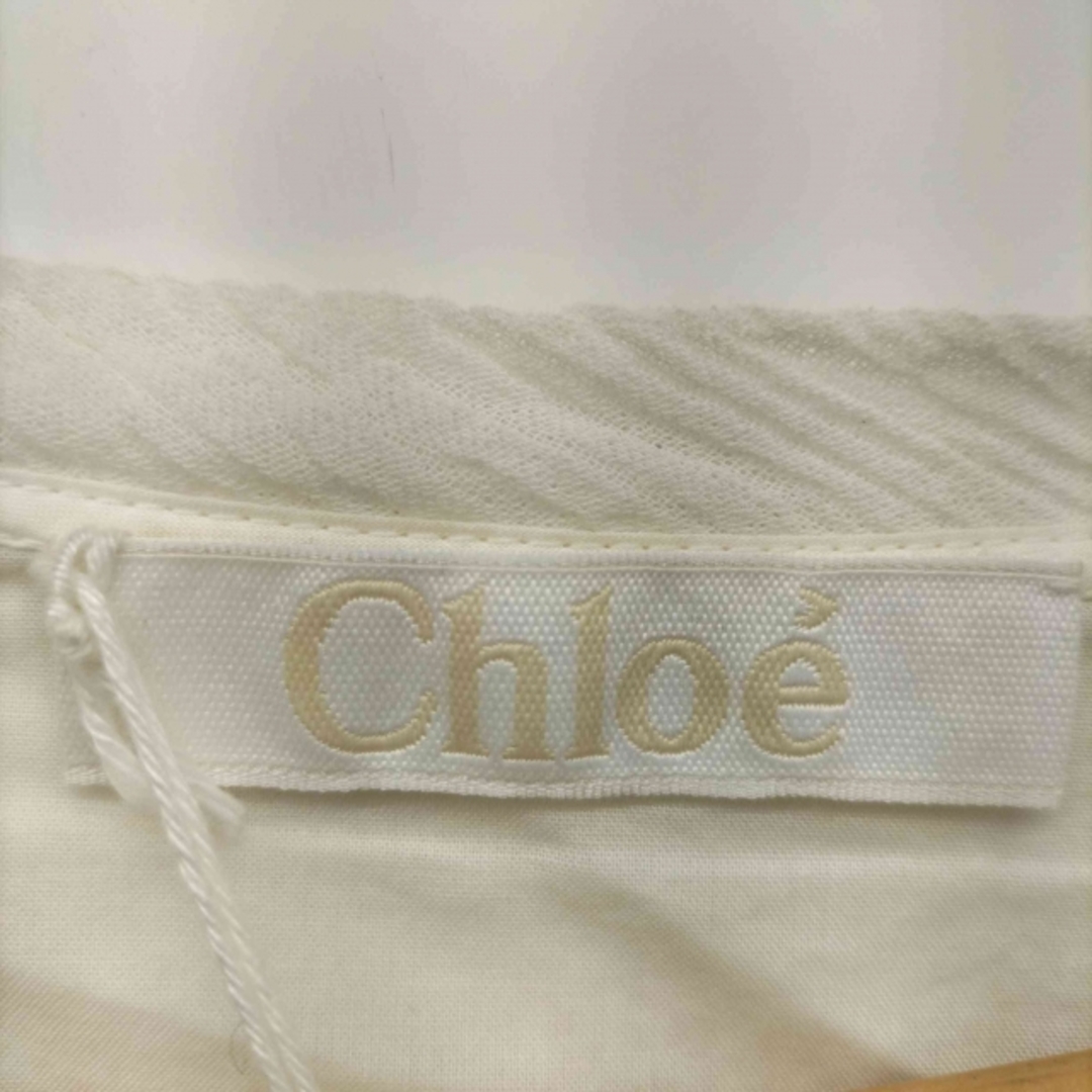 Chloe(クロエ)のChloe(クロエ) シフォンギャザーブラウス プルオーバー レディース レディースのトップス(シャツ/ブラウス(長袖/七分))の商品写真