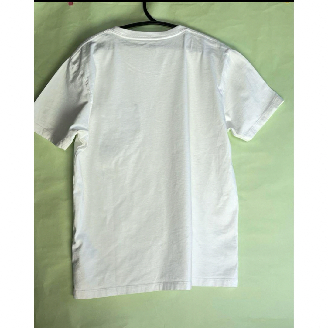 Design Tshirts Store graniph(グラニフ)のグラニフ  緑のポケット　熊　白Tシャツ  S メンズのトップス(シャツ)の商品写真