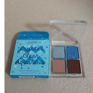 カラーポップ(colourpop)の【未使用※】カラーポップ　プレスドパウダーパレット水瓶座Crystal Clea(アイシャドウ)