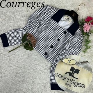 クレージュ(Courreges)のA389 クレージュ レディース スーツジャケット ショート丈 L 11(スーツ)