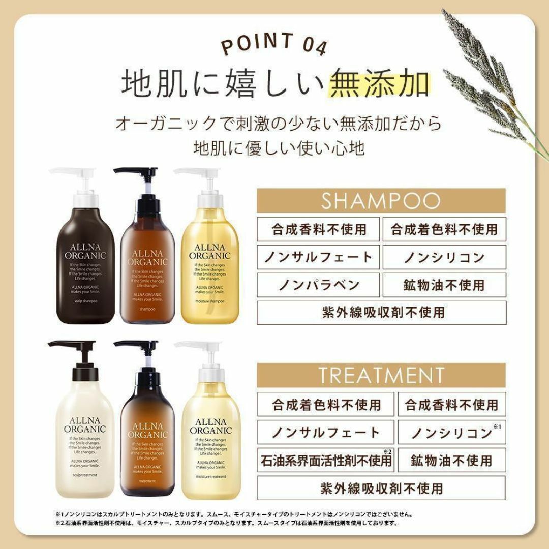 ALLNA ORGANIC(オルナオーガニック)の【詰め替え】オルナ オーガニック モイスチャー  シャンプー＆トリートメント コスメ/美容のヘアケア/スタイリング(シャンプー/コンディショナーセット)の商品写真