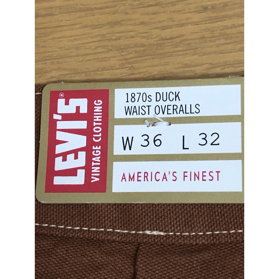 Levi's(リーバイス)のLVC 1870'S DUCK WAISTALL NAPLES BROWN  メンズのパンツ(デニム/ジーンズ)の商品写真