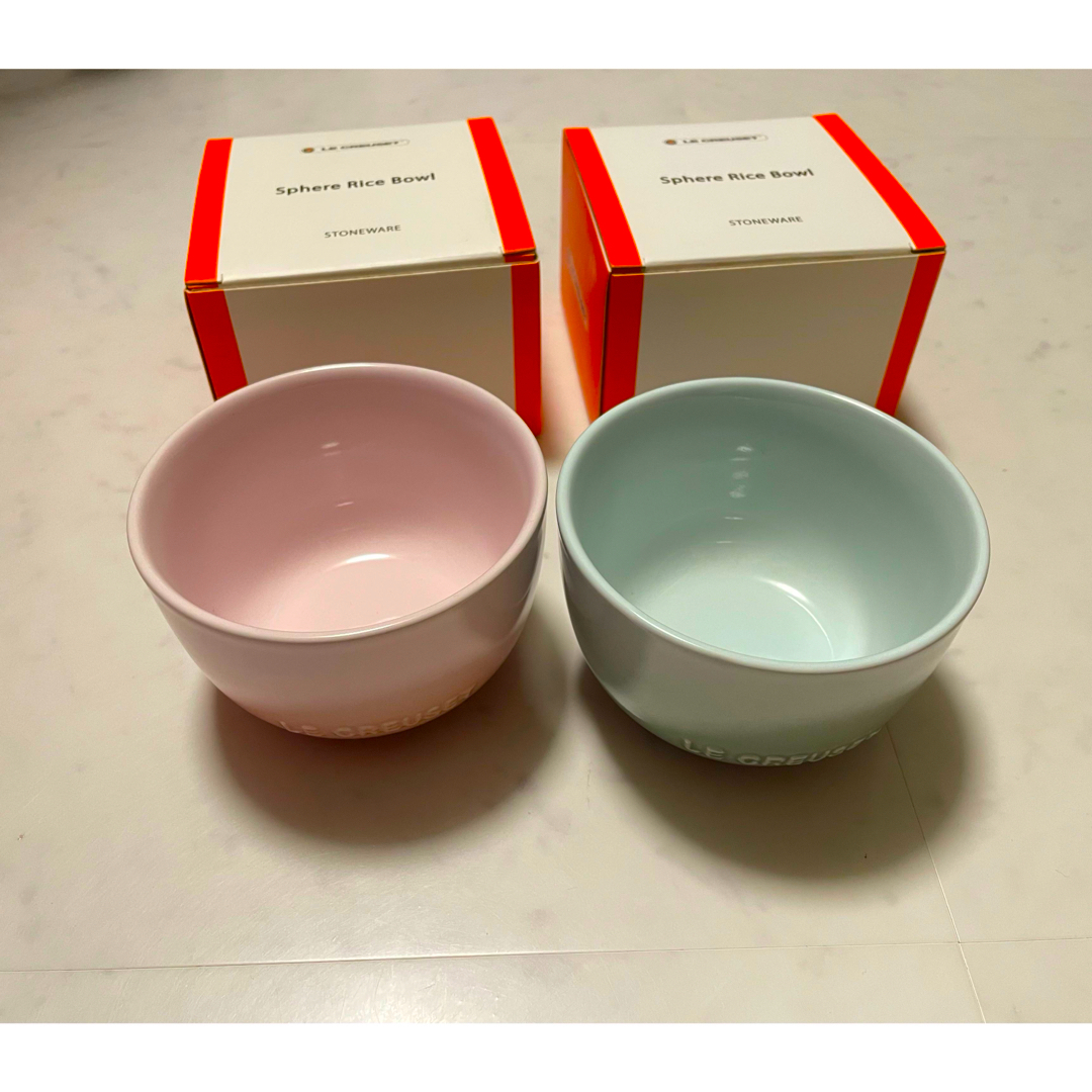 LE CREUSET(ルクルーゼ)のLE CREUSET Sphere Rice Bowl 2セット インテリア/住まい/日用品のキッチン/食器(食器)の商品写真