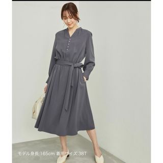 ロペピクニック(Rope' Picnic)のロペピクニックのワンピース●グレー●サイズ38●美品●(ロングワンピース/マキシワンピース)