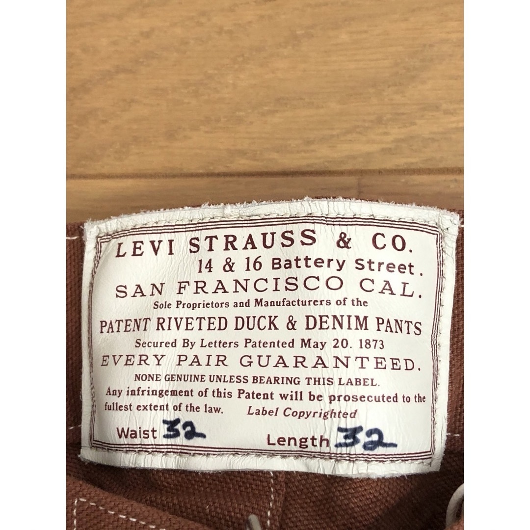 Levi's(リーバイス)のLVC 1870'S DUCK WAISTALL NAPLES BROWN  メンズのパンツ(デニム/ジーンズ)の商品写真