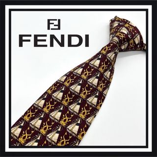 フェンディ(FENDI)の【高級ブランド】FENDI フェンディ ネクタイ(ネクタイ)