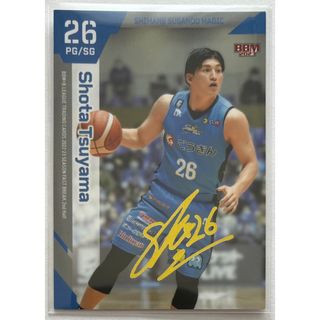 B.LEAGUE BBM カード 2023　津山尚大　金箔サイン