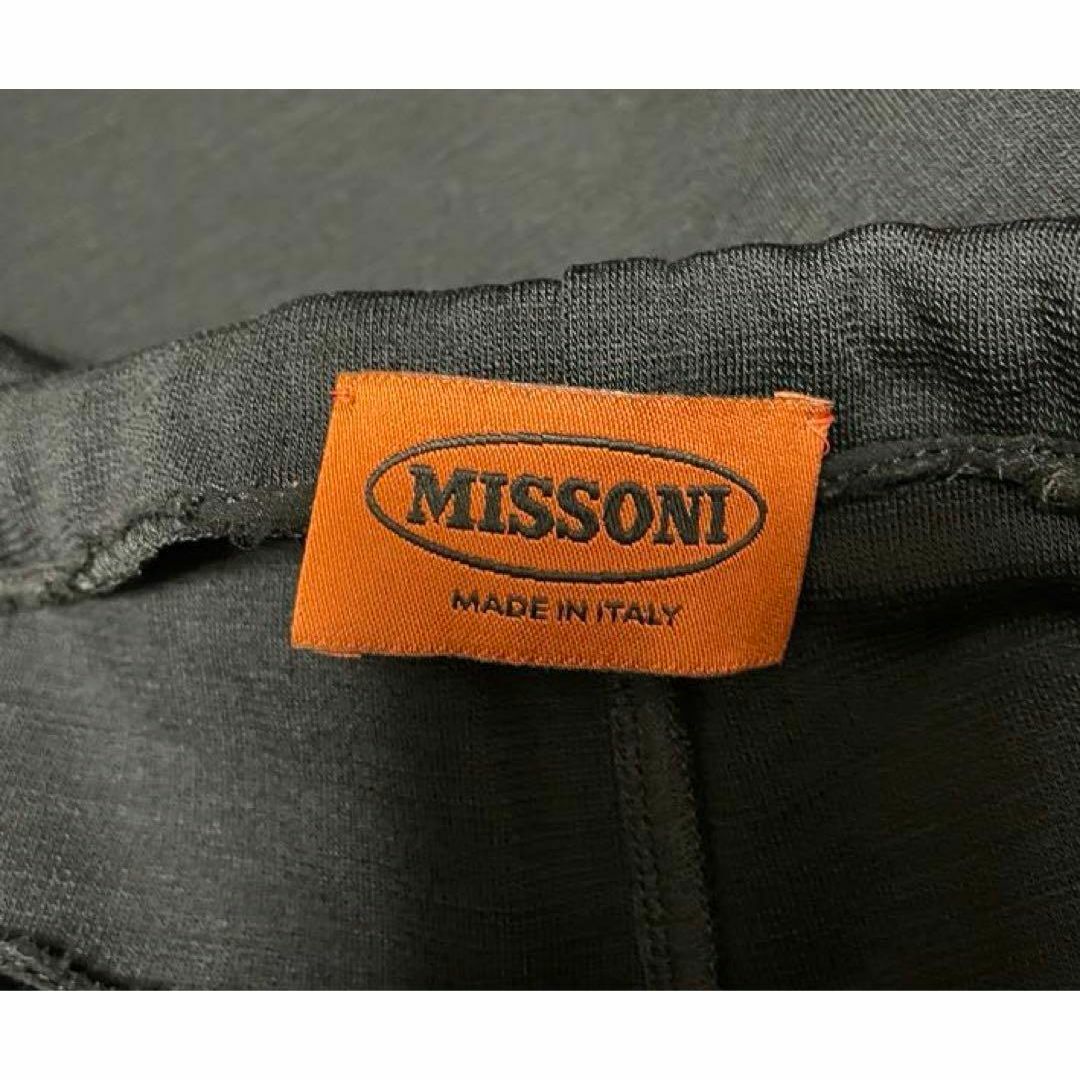 MISSONI(ミッソーニ)のMISSONI ミッソーニ ブラック ストレッチパンツ 40 おしゃれ レディースのパンツ(カジュアルパンツ)の商品写真