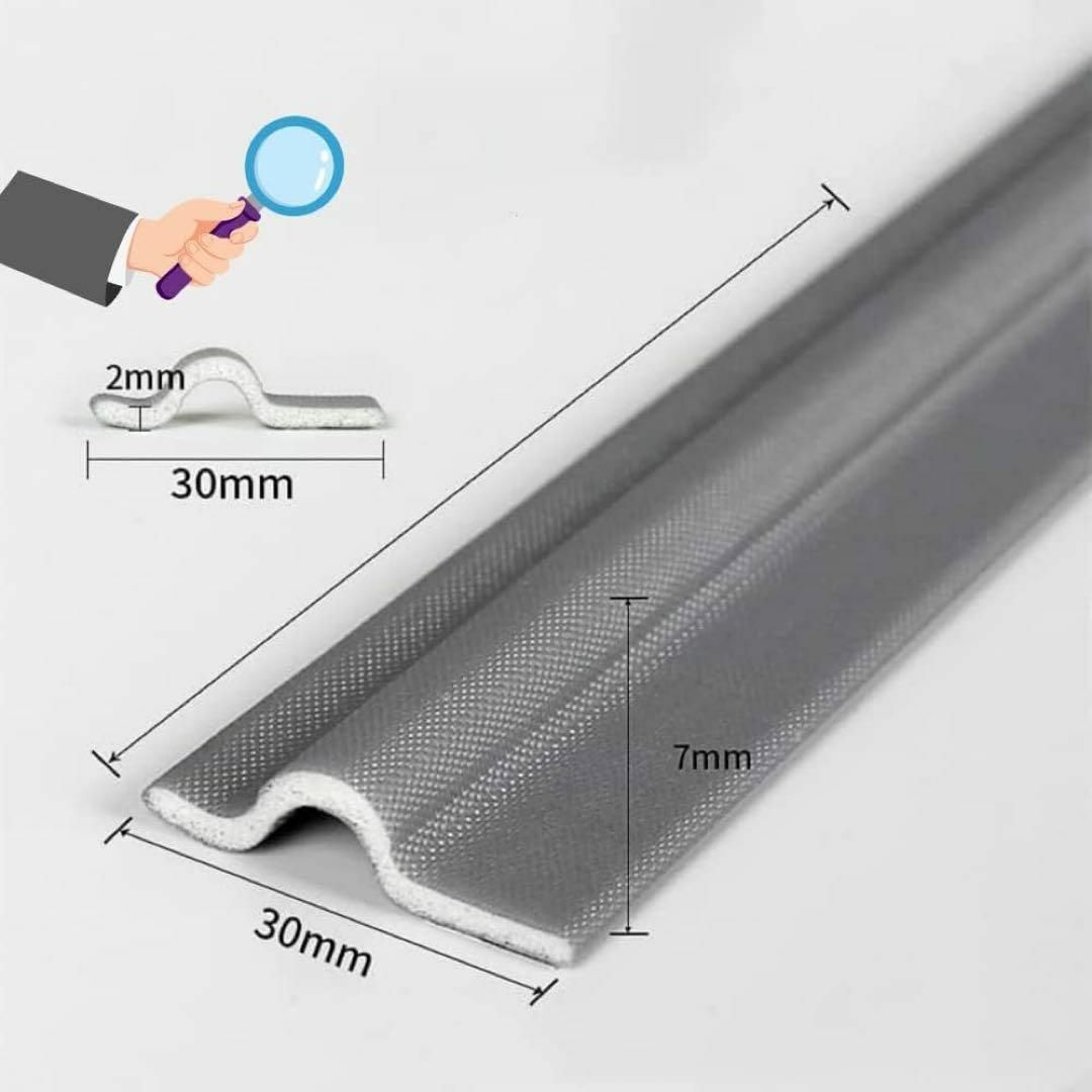 隙間 すきまテープ 防音  ドア 障子衝撃の吸収 戸あたり防音 茶色　3M インテリア/住まい/日用品のインテリア/住まい/日用品 その他(その他)の商品写真