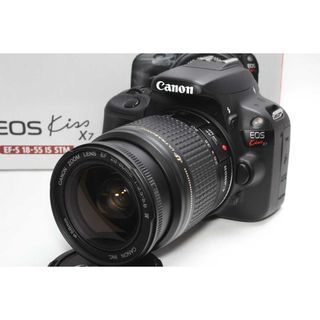 キヤノン(Canon)の❤️超軽量コンパクト一眼レフ❤️Canon EOS Kiss X7 レンズセット(デジタル一眼)