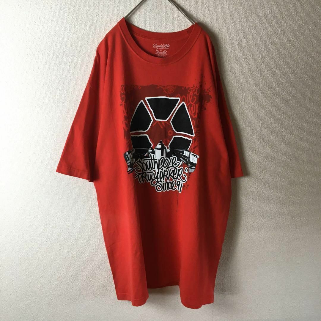 d サウスポール　Tシャツ 半袖　ストリート　HIPHOP XLメンズゆったり メンズのトップス(Tシャツ/カットソー(半袖/袖なし))の商品写真