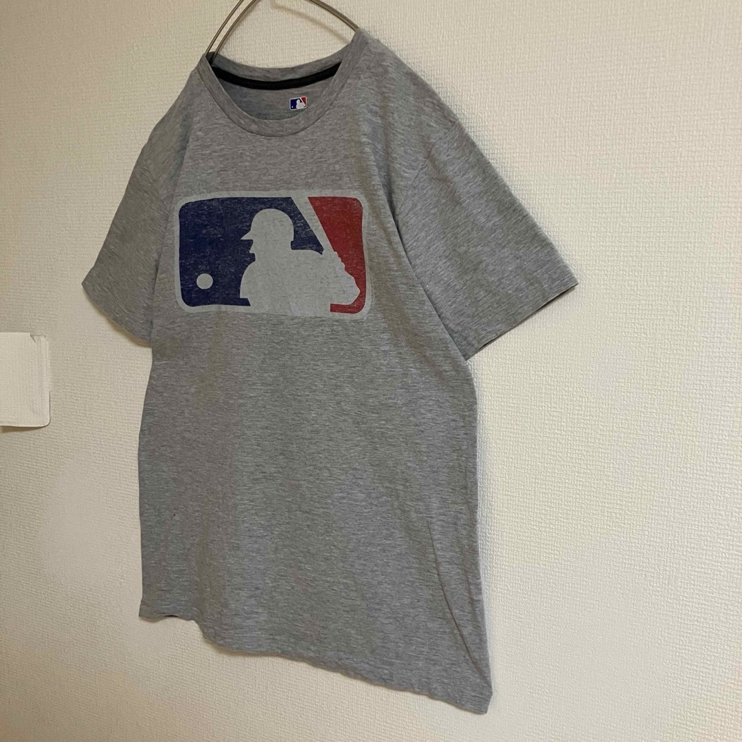 MLB(メジャーリーグベースボール)のMLBオールドデザインメジャーリーグTシャツtシャツ霜降りベースボール半袖グレー メンズのトップス(Tシャツ/カットソー(半袖/袖なし))の商品写真