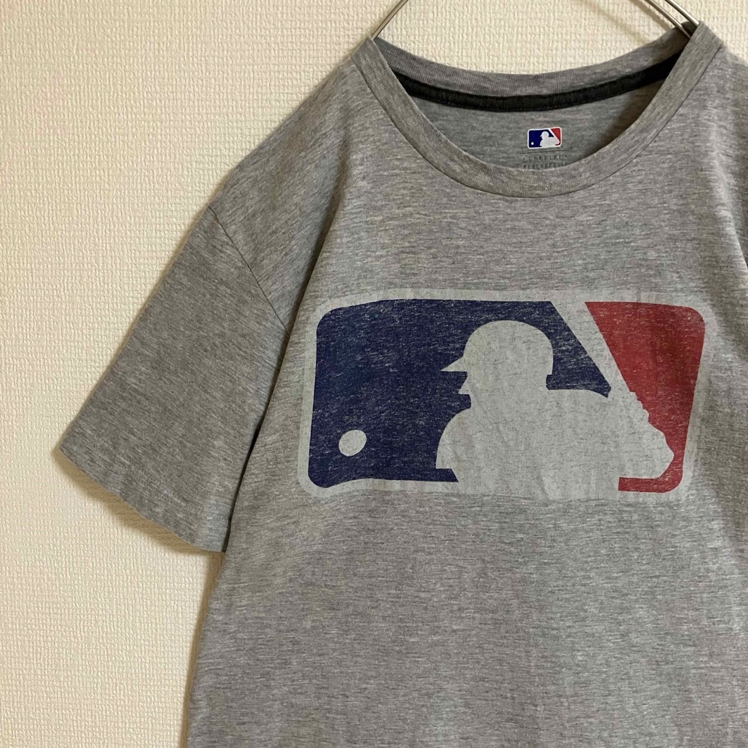MLB(メジャーリーグベースボール)のMLBオールドデザインメジャーリーグTシャツtシャツ霜降りベースボール半袖グレー メンズのトップス(Tシャツ/カットソー(半袖/袖なし))の商品写真