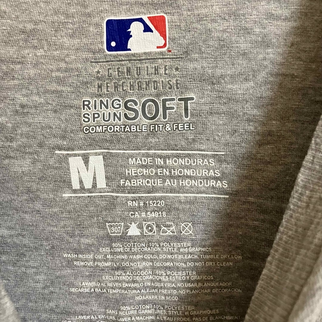 MLB(メジャーリーグベースボール)のMLBオールドデザインメジャーリーグTシャツtシャツ霜降りベースボール半袖グレー メンズのトップス(Tシャツ/カットソー(半袖/袖なし))の商品写真