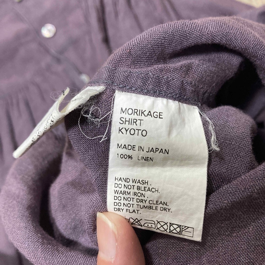 訳あり！MORIKGE SHIRT KYOTO リネン　ワンピース レディースのワンピース(ひざ丈ワンピース)の商品写真