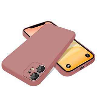 【サイズ:iphone11_色:ローズレッド】iPhone 11 ケース シリコ(その他)