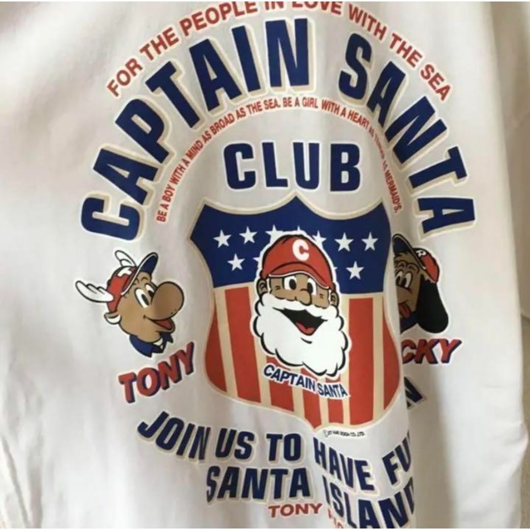 VINTAGE(ヴィンテージ)の【90s】captain santa ビックプリントTシャツ 半袖　Mメンズ メンズのトップス(Tシャツ/カットソー(半袖/袖なし))の商品写真