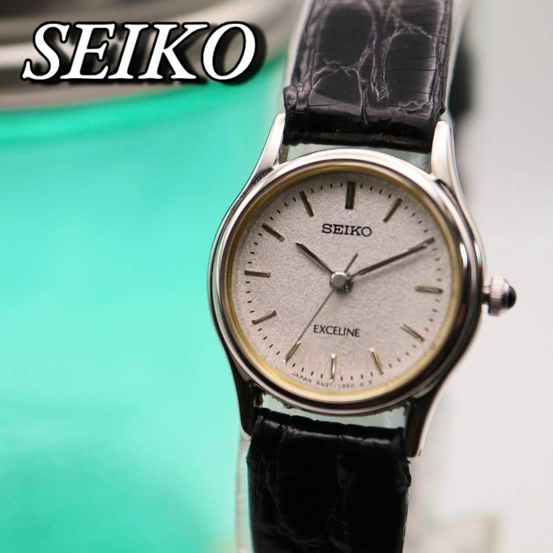 SEIKO(セイコー)の極美品 SEIKO EXCELINE ラウンド レディース腕時計 791 レディースのファッション小物(腕時計)の商品写真