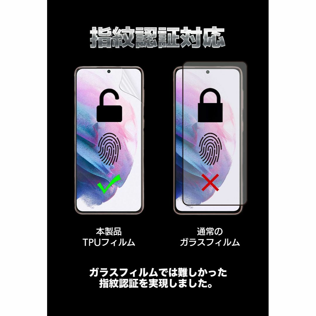 【色:非光沢-アンチグレア_サイズ:S20/S21】Galaxy S20 用 フ スマホ/家電/カメラのスマホアクセサリー(その他)の商品写真