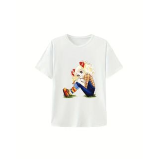 レディース　Tシャツ　懐かしい少女漫画　サイズ2XL(Tシャツ(半袖/袖なし))