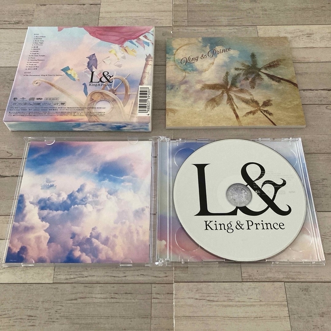 King & Prince(キングアンドプリンス)の【美品】 キンプリ　L& 初回限定盤B  特典付き エンタメ/ホビーのCD(ポップス/ロック(邦楽))の商品写真