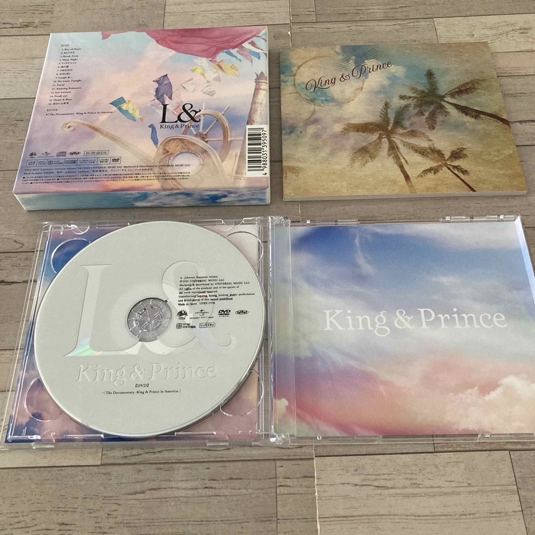 King & Prince(キングアンドプリンス)の【美品】 キンプリ　L& 初回限定盤B  特典付き エンタメ/ホビーのCD(ポップス/ロック(邦楽))の商品写真