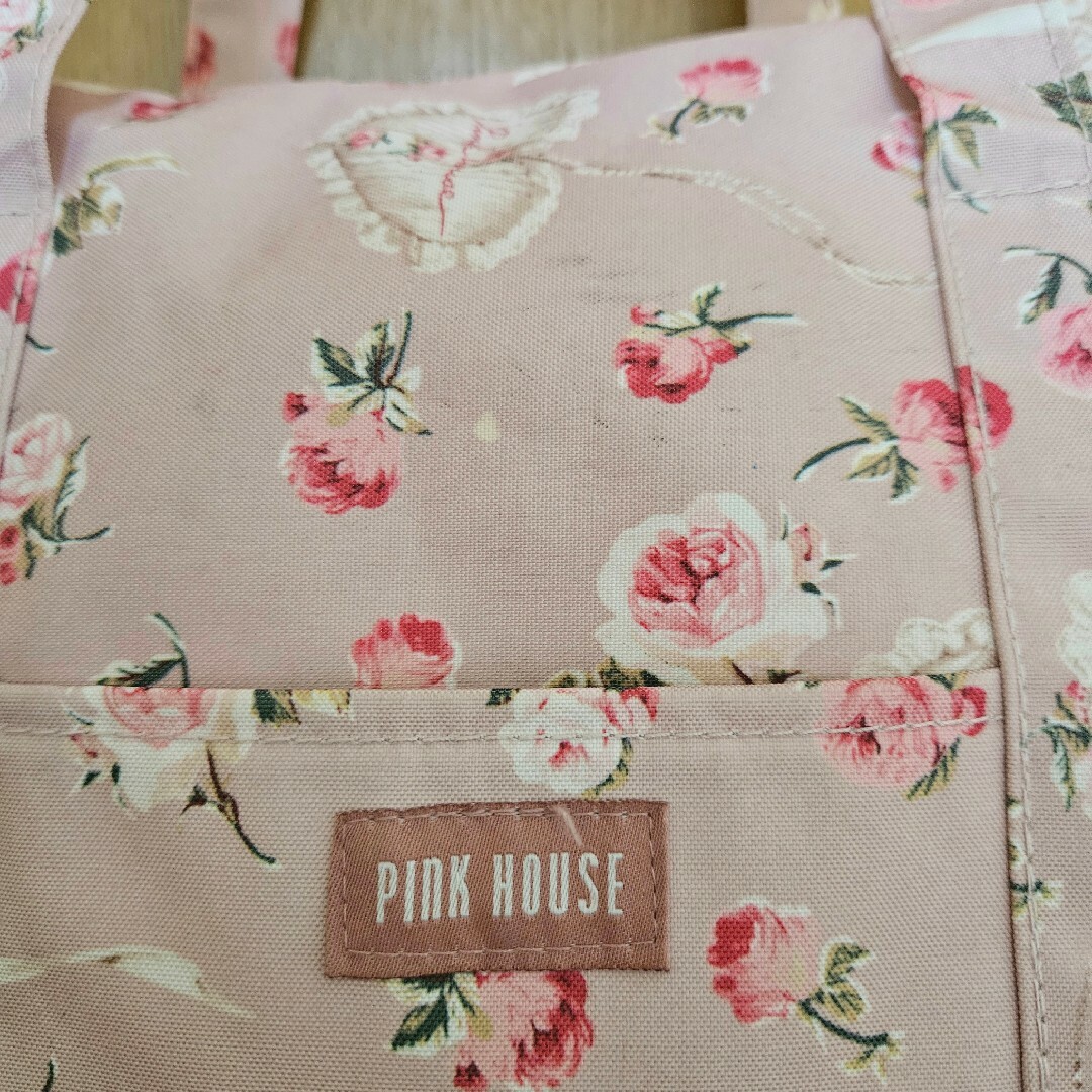 PINK HOUSE(ピンクハウス)のPINK HOUSE ピンクハウス フリルローズ ボストンバッグ ピンク レディースのバッグ(ボストンバッグ)の商品写真