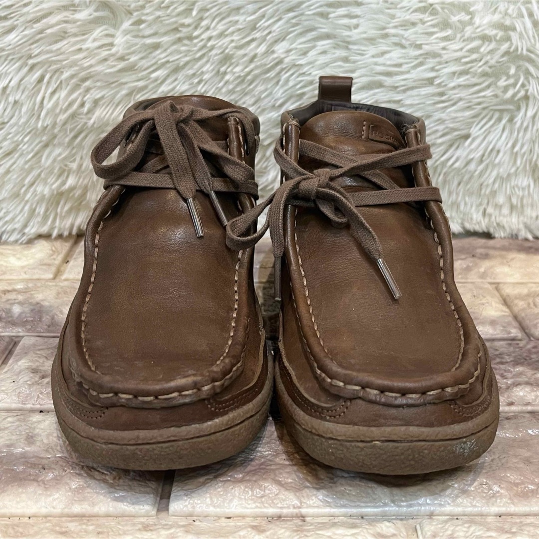 ROCKPORT(ロックポート)の新品同様　ロックポート　レザー　チャッカブーツ　26cm メンズの靴/シューズ(スリッポン/モカシン)の商品写真